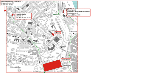 Map of Berne